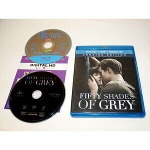 Fifty Shades of Gray Unrated & Theatrical Verson Blu-Ray & DVD
